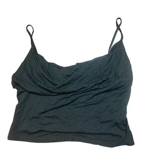 PrettyLittleThing Black Cowl Neck Cami Top NWT Size US 10